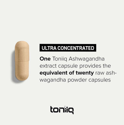Toniiq 26,000mg 20x Concentrated Extract - 10% Withanolides - Ultra High Strength ToniiqUS supplements
