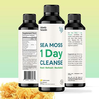 Sea Moss 1 Day Cleanse - Full Body Detox to support bowel movements, Kidney Health Atlantic NaturalsUS supplements