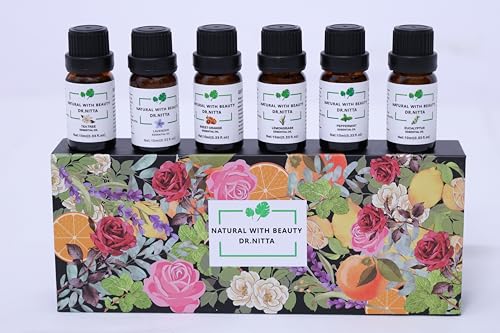 Essential Oils Set 100% Pure Natural DR.NITTA Top 6 Oils for Massage,Diffusers,Humidifier DR.NITTAAu supplements