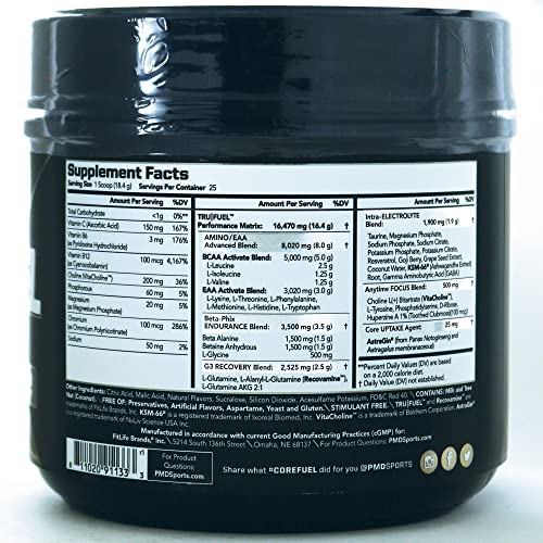 PMD Sports Core Fuel Endurance, Performance & Recovery - BCAAs, EAAs, Beta Alanine PMDUS supplements