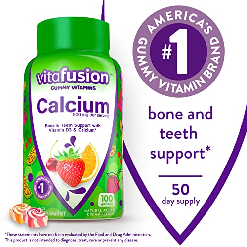 Vitafusion Fiber Well Sugar Free Fiber Supplement & Chewable Calcium Gummy Vitamins VitafusionUS supplements