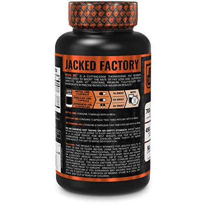 Jacked Factory Burn-XT for Men & Women - Improve Focus & Increase Energy - Premium Jacked FactoryUS supplements