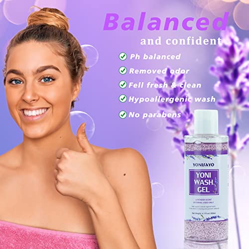 Yoni Wash Yoni Oil Yoni Soap Set, 5.29oz Yoni Soap Bar, 2 * 30ml Feminine Oil, 6.7 fl.oz Feminine Wash yonisayoAu supplements