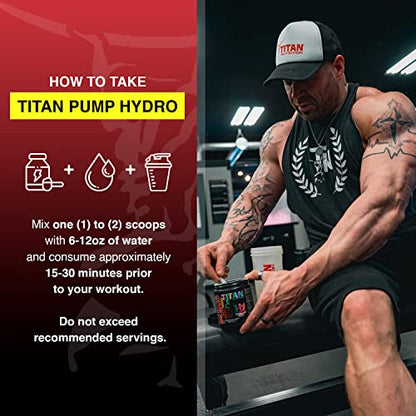 Pump- Nitric Oxide Boosting Stack Stim Free: Loaded with Citruline Malate for Maximum Titan NutritionUS supplements