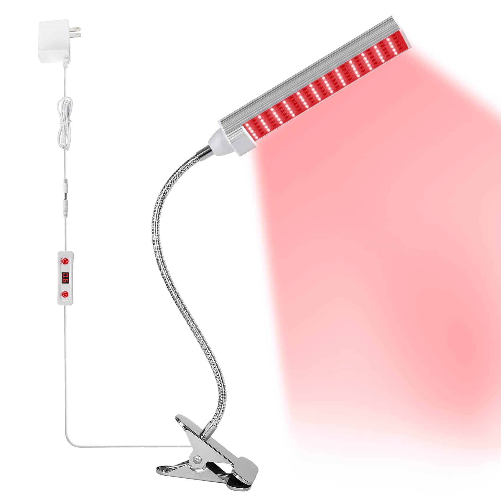 MAINENG Infrared & Red Light Therapy Lamp with Timer, 660nm & 850nm LED - M7685 MAINENGAu supplements