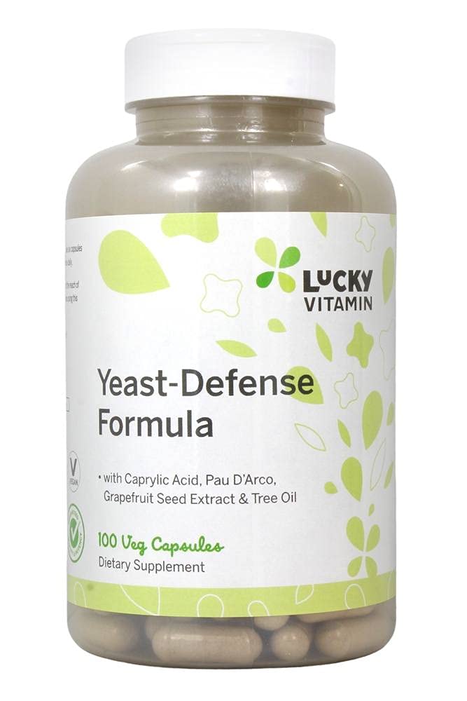 Lucky Vitamin - Yeast-Defense Formula - 180 Veg Capsules Lucky VitaminAu supplements
