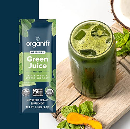 Organifi: GO Packs - Green Juice - Organic Superfood Supplement Powder - 30 Count OrganifiUS supplements