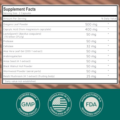 SACRALMOON Candida Cleanse - 8 Cleansing Ingredients for Digestive Support and Feminine Care SACRALMOONAu supplements
