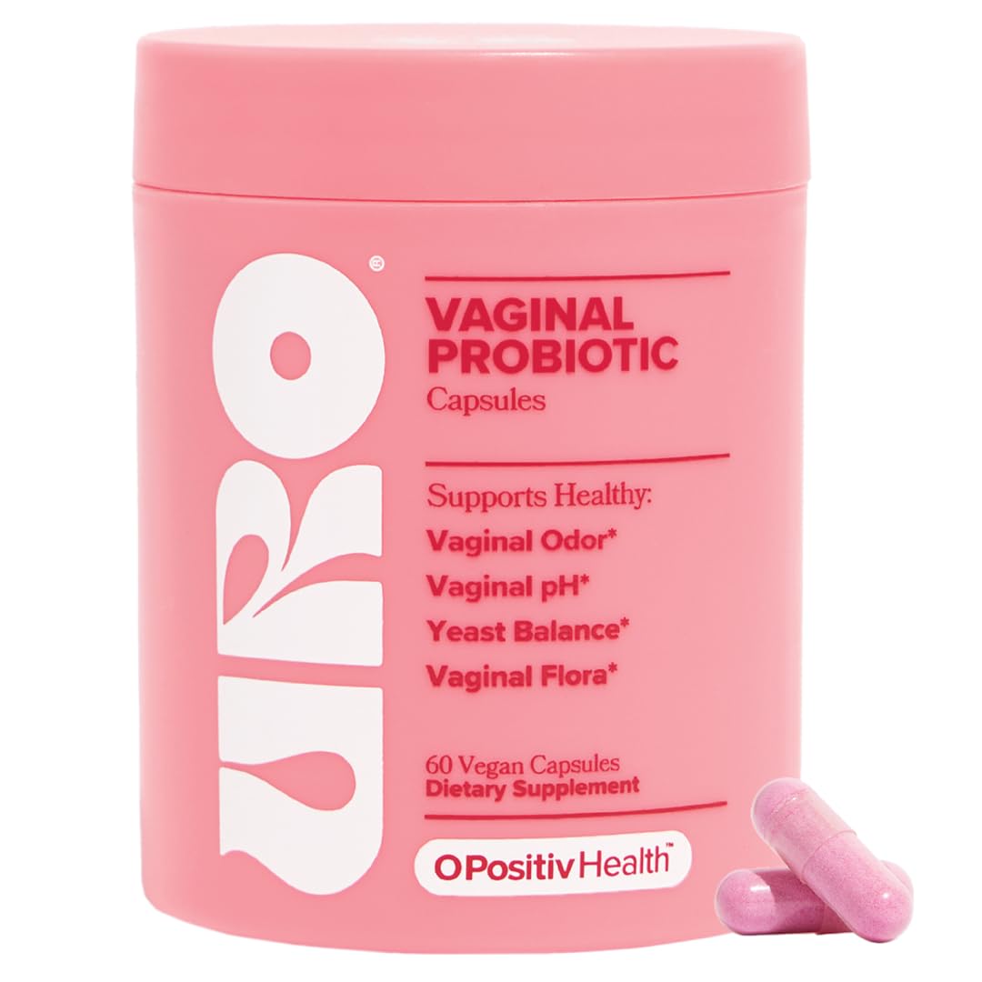 O Positiv URO Vaginal Probiotics for Women pH Balance with Prebiotics & Lactobacillus – Vaginal Health Supplement – Promote Healthy Vaginal Odor & Flora, 60 Count (Pack of 1), 1 Month Supply O PositivAu supplements