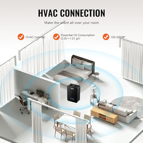 VEVOR Upgrade HVAC Scent Diffuser, Smart Scent Air Machine for Home, 180ML with Cold Air Technology VEVORAu supplements