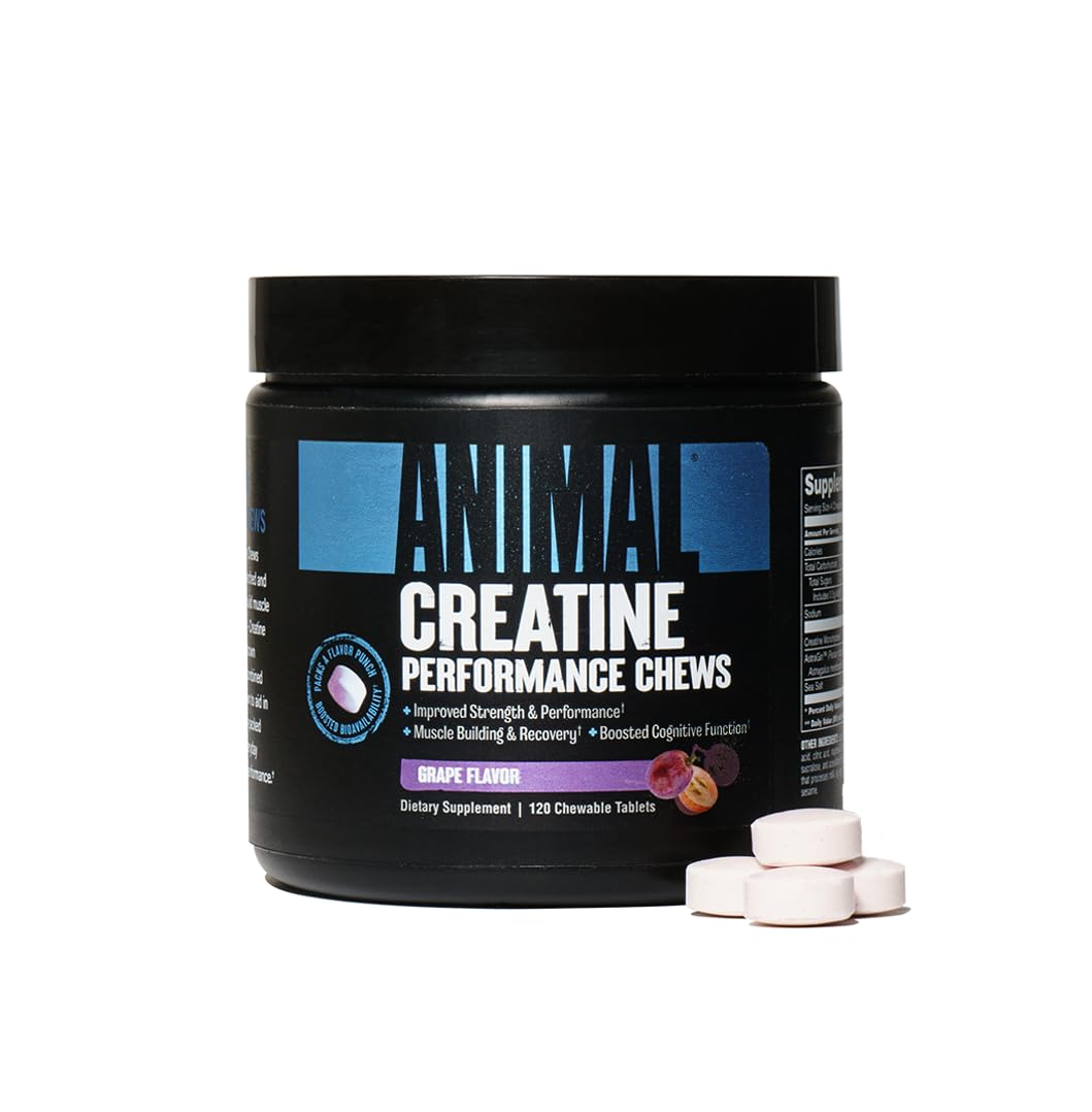 Animal Creatine Chews Tablets - Enhanced Creatine Monohydrate with AstraGin AnimalUS supplements