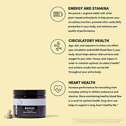 Tranont Boost - Premium Nitric Oxide Supplement Formula - Promotes Optimal Health TranontUS supplements