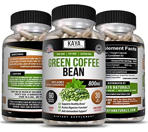 Kaya Naturals Green Coffee Bean 60ct - Weight Management Kaya NaturalsAu supplements
