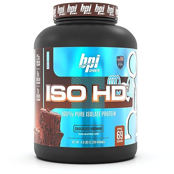 BPI Sports ISO HD Isolate Protein Chocolate Brownie - 69 Servings, 5.4 pounds BPI SportsUS supplements