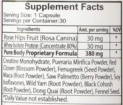PureBody Vitamins and PureBody Cream Combo "Bundle of Joy" - The Best Butt PURE BIOTECHNOLOGIESUS supplements