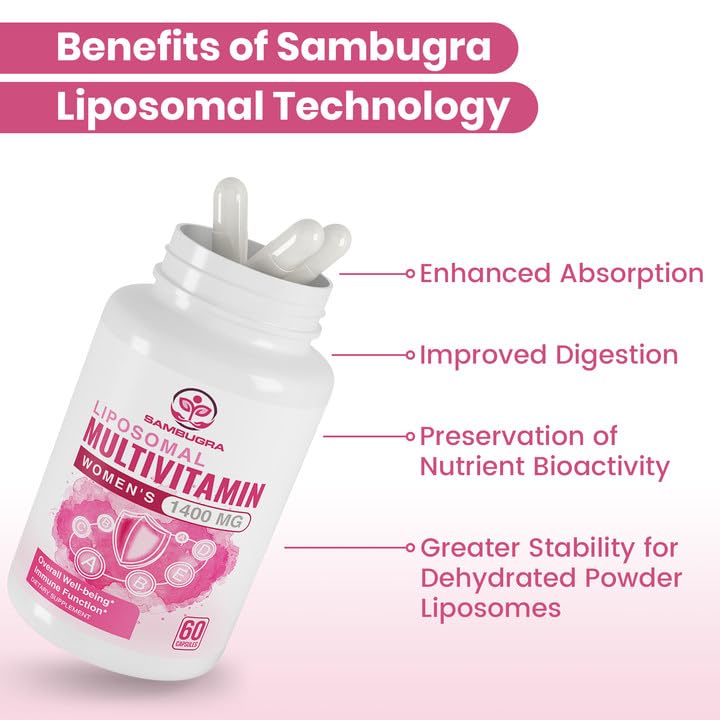 Liposomal Multivitamin for Women 1400MG - Womens Daily Multi Vitamins Supplements SambugraAu supplements