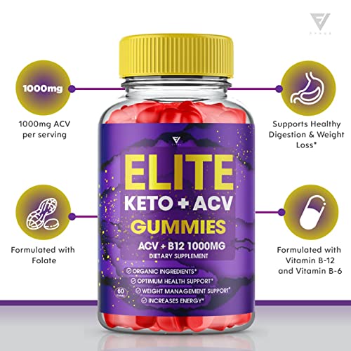 (2 Pack) Elite Keto ACV Gummies AVC, Elite Keto Plus ACV Advanced Weight Loss Gummies FyvusAu supplements