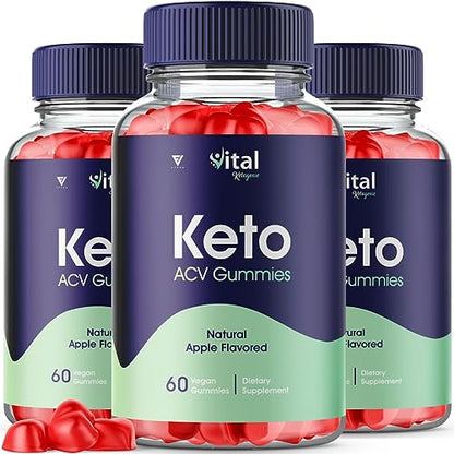 (3 Pack) Vital Ketogenic Keto ACV Gummies for Weight Loss, Vital Private Keto ACV Gummies FyvusUS supplements