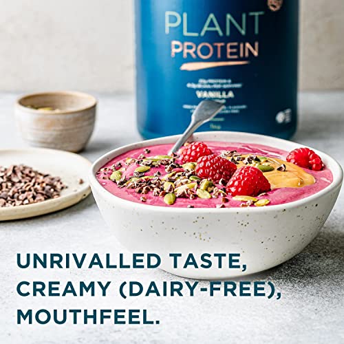 Kinetica Vanilla Flavour Plant Protein 1kg | Blend of Pea and Rice Protein | Vegan KineticaAu supplements