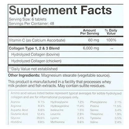 YOUTHEORY Collagen - Advanced Formula 290 Tablets YouTheoryUS supplements