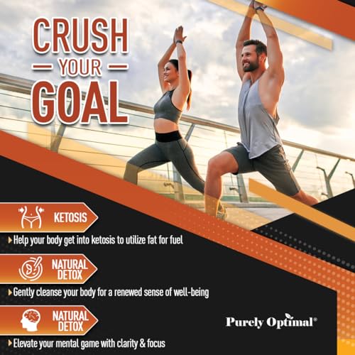 Purely Optimal Keto BHB + Apple Cider Vinegar Capsules with The Mother - Keto Diet Purely OptimalUS supplements