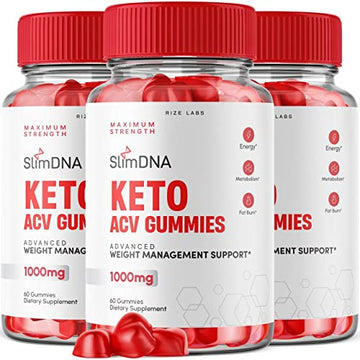 rize labs (3 Pack) SlimDNA Keto Gummies - ACV for Advanced Weight Loss with Apple Cider rize labsAu supplements