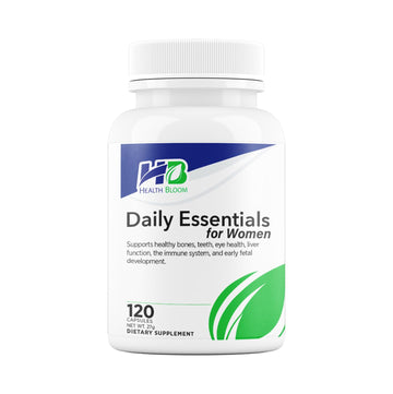 Daily Essentials for Women| 120 Capsules | Health Bloom | Vitamins and Minerals Capsules | Health Bloom Inc.Au supplements