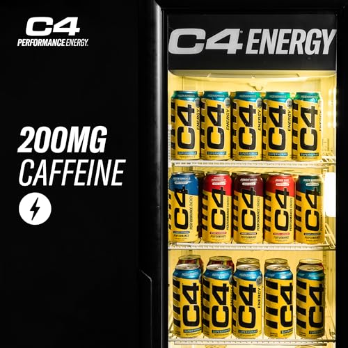 C4 Energy Carbonated Zero Sugar Energy Drink, Pre Workout Drink + Beta Alanine, Midnight CellucorAu supplements