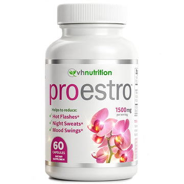 VH Nutrition PROESTRO | Estrogen Support* Supplement for Women | Extra Strength Hormone Balance* for Her | 60 Capsules in Easy to Swallow Pills VH NutritionAu supplements