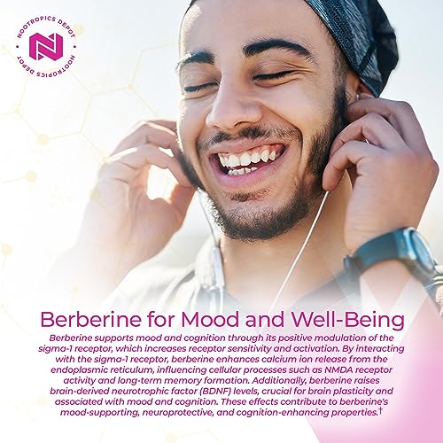 Nootropics Depot Berberine HCL + Silymarin Capsules | 500mg + 90mg | 180 Count Nootropics DepotAu supplements