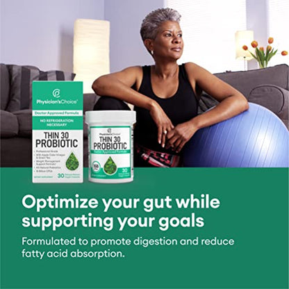Physician's CHOICE Probiotics for Weight Management & Bloating- 6 Probiotic Strains Physician's CHOICEUS supplements