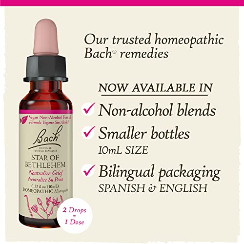 Bach Original Flower Remedies, Star of Bethlehem for Grief and Shock (Non-Alcohol Formula) BachAu supplements
