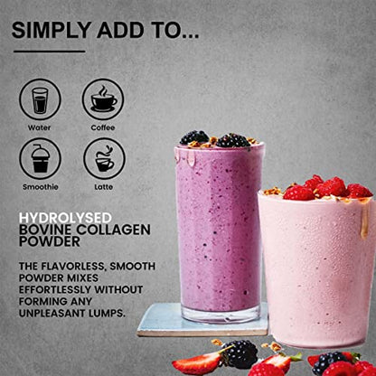 Vitazam Bovine Collagen Peptides - Hydrolyzed Type 1 & 3 Collagen Powder Protein Supplement for Healthy VitaZamUS supplements