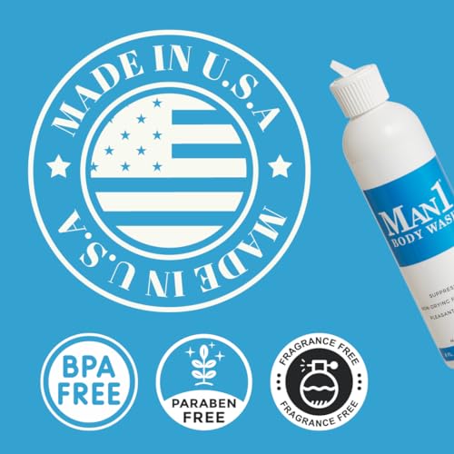 Man1 Body Wash, Anti-Odor Intimate Penile Cleanser For Down There Care, Hydrates Man1 Man OilUS supplements