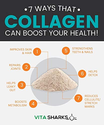 VitaBalance Collagen+ 60 Capsules for Skin, Hair, Nails, Joints & Connective Tissue Vita SharksUS supplements