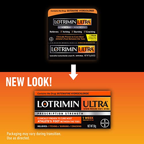 Lotrimin Ultra 1 Week Athlete's Foot Treatment - Antifungal Cream, 30 Gram LotriminUS supplements