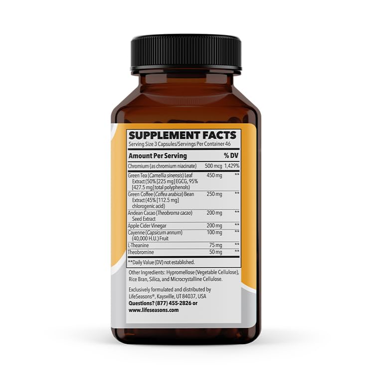 LifeSeasons - Metabolism - Weight Control Support and Energy Booster Supplement LifeSeasonsUS supplements