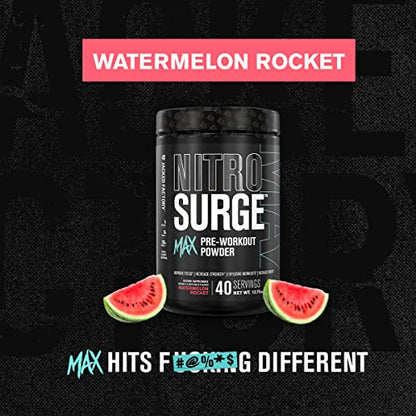 Jacked Factory Nitrosurge Max Nootropic Pre Workout Powder - Premium Pre Workout Jacked FactoryUS supplements