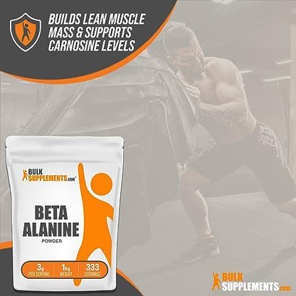 BULKSUPPLEMENTS.COM Beta Alanine Powder - Beta Alanine Pre Workout, Beta Alanine BULKSUPPLEMENTS.COMUS supplements