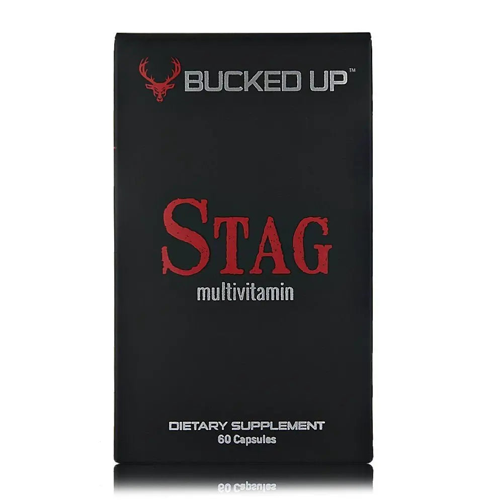 Stag Multivitamin - Men - Full Spectrum Vitamin Formula - Vitality, Immunity and Muscle Function (60 Capsules) Bucked UpAu supplements