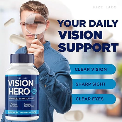 (5 Pack) Vision Hero Capsules - Vision Hero Eye Health Supplement for Healthy rize labsUS supplements