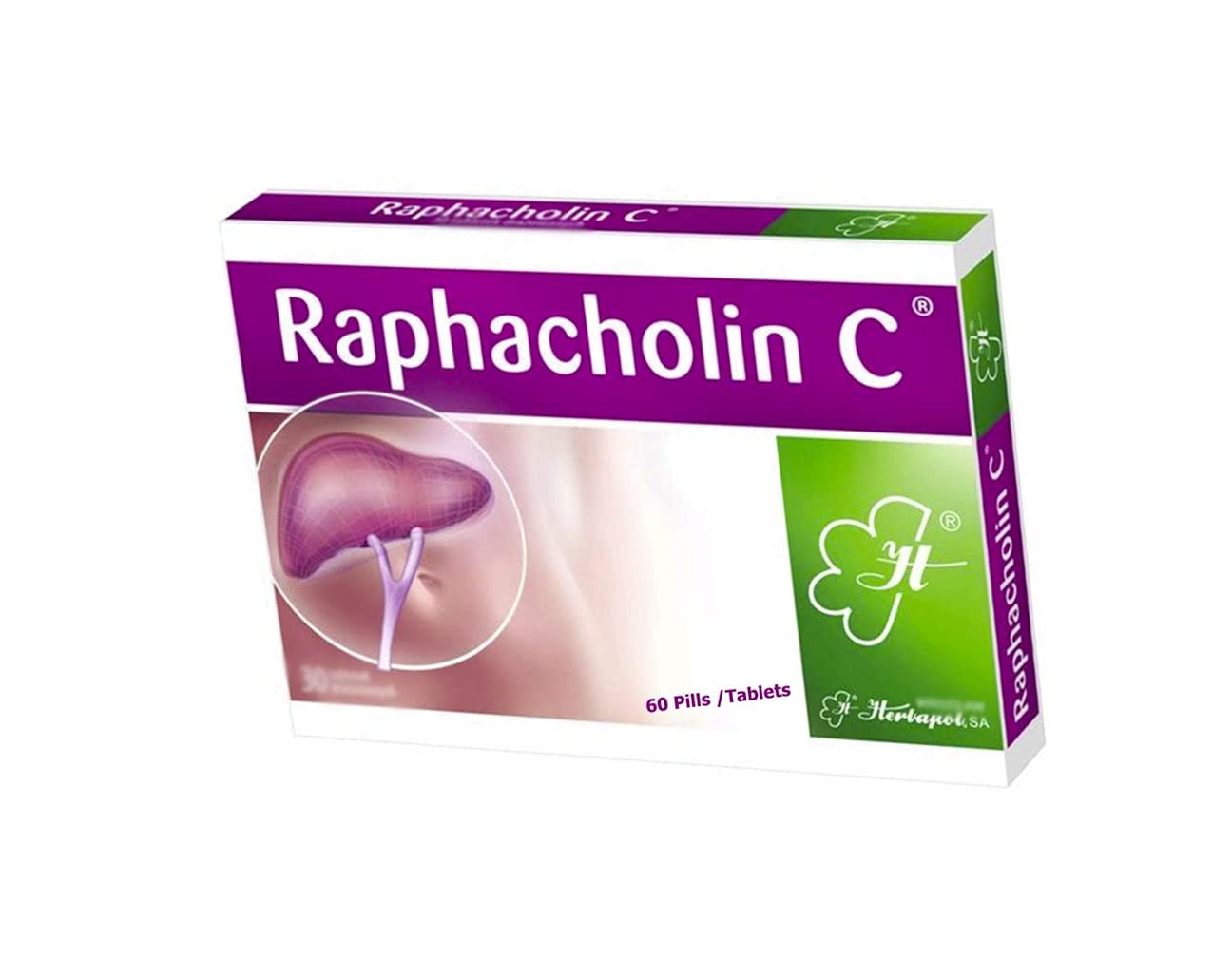 Polpharma RAPHACHOLIN C N30 x 2 Pills/Tablets (Total 60) - Made in Poland & Language PolpharmaUS supplements