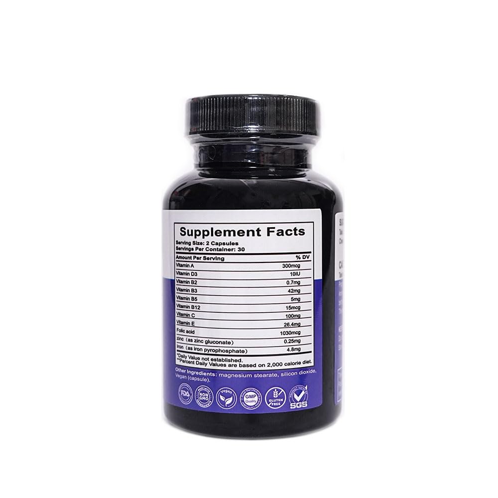 Yogivita Men’s Multivitamin – Complete Wellness, Energy & Immunity Support – Vegan, Gluten-Free, 60 Capsules YogivitaUS supplements