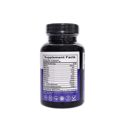 Yogivita Men’s Multivitamin – Complete Wellness, Energy & Immunity Support – Vegan, Gluten-Free, 60 Capsules YogivitaUS supplements