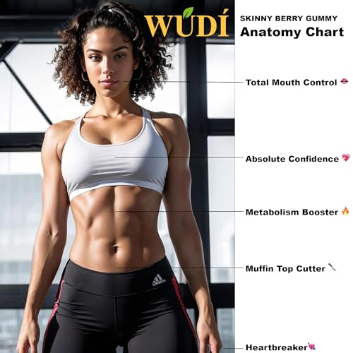 Wúdí Skinny Berry Gummy - Detox, Metabolism & Energy Booster, Plant Based Healthy WúdíUS supplements