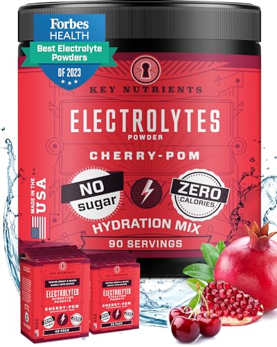 KEY NUTRIENTS Multivitamin Electrolytes Powder No Sugar - Sweet Cherry Pom Electroly KEY NUTRIENTSUS supplements