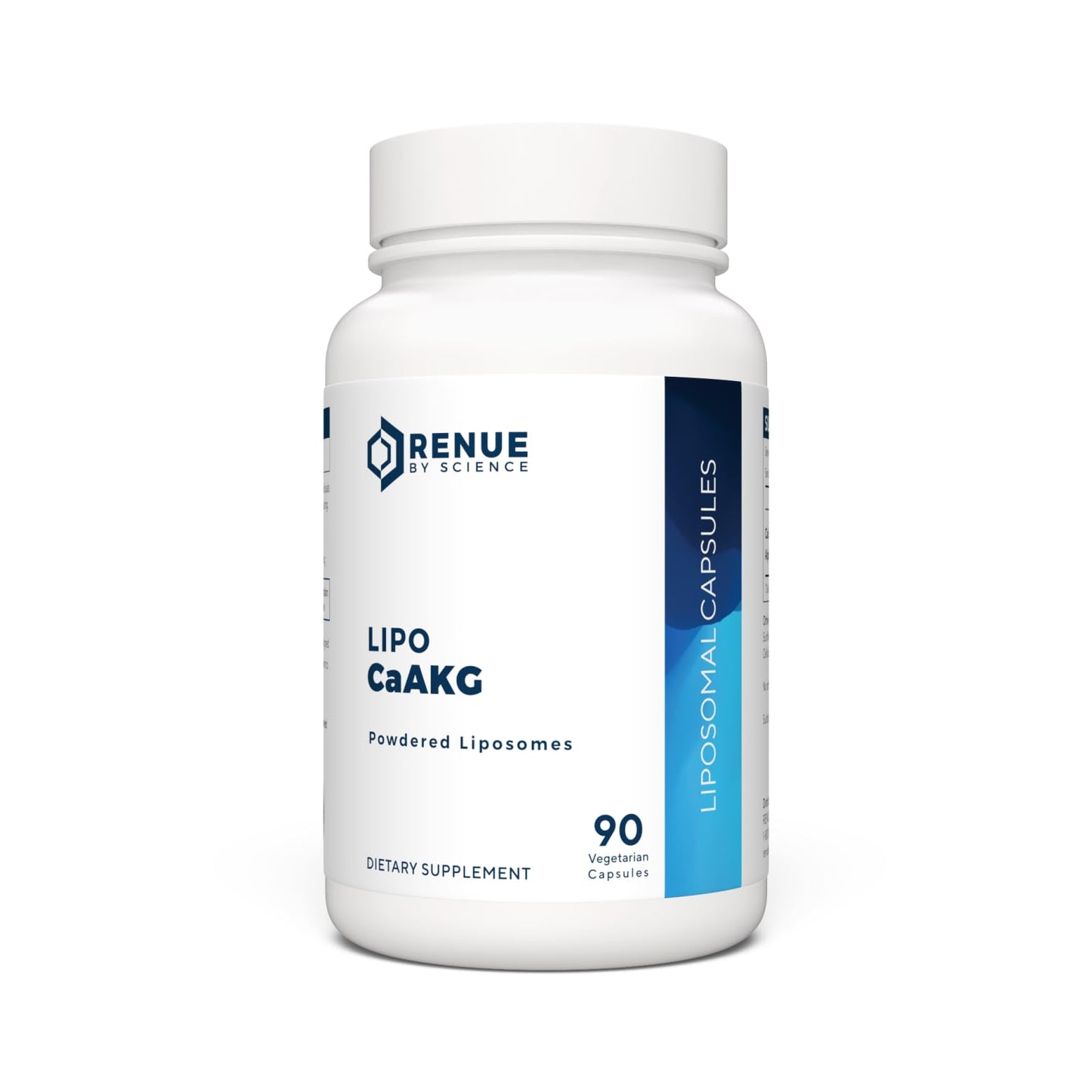 RENUE by SCIENCE CA AKG Supplement | High Strength Liposomal Calcium AKG | 90 Calcium Alpha-Ketoglutarate Capsules - 300mg CA AKG per Serving CA-AKG Supplement | Non-GMO & Made in The USA Renue By ScienceUS supplements